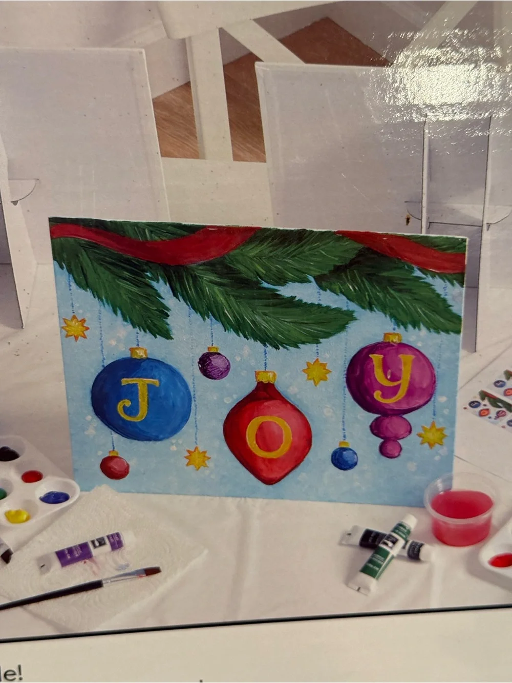 NEW Artist Loft Paint Party Kit ~ JOY Ornament Set ~ 4 Kits